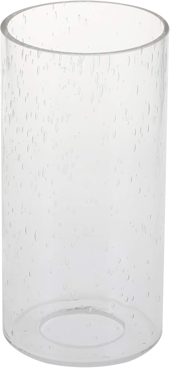 GoLucky Clear Bubble Cylinder Bubble Glass Shade Accessory Glass Lamp Fixture by Unknown