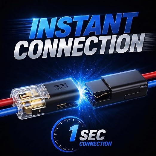 40 PCS Quick Connect Wire Connectors, No Wire Stripping - Image 3