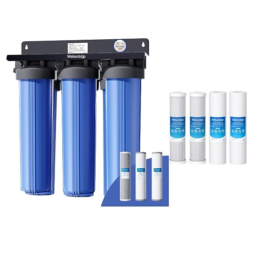 Waterdrop 3-Stage Whole House Water Filter System and Whole House Water Filter by Waterdrop
