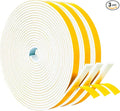 Yotache Weather Stripping Door Seal Strip White 3/8" x1/8", 50Ft Total by yotache