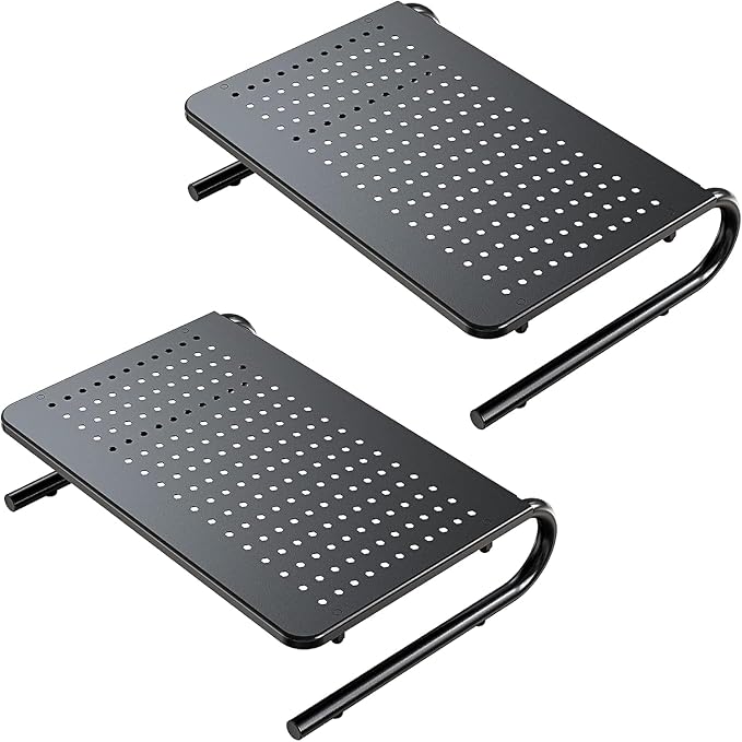 HUANUO Monitor Stand Riser for Desk, Laptop Stand, Laptop Shelf w/Vented Metal by HUANUO