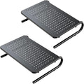HUANUO Monitor Stand Riser for Desk, Laptop Stand, Laptop Shelf w/Vented Metal by HUANUO