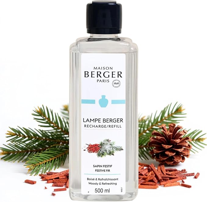 MAISON BERGER Lampe Berger Refill, 500 ml, Festive Fir | Catalytic Lamp by MAISONBERGER