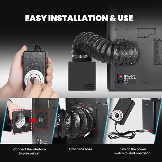 V1 Filter System for 3D Printers, HEPA H13 and Activated Carbon Filter - Image 5