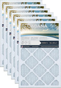 Cabana Filters 6-Pack 16x25x1 MERV 5 AC Furnace Air Filter, Pleated Filters by CabanaAirFilters