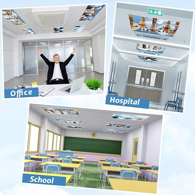 Wiooffen 8Pcs Fluorescent Light Covers - Image 5