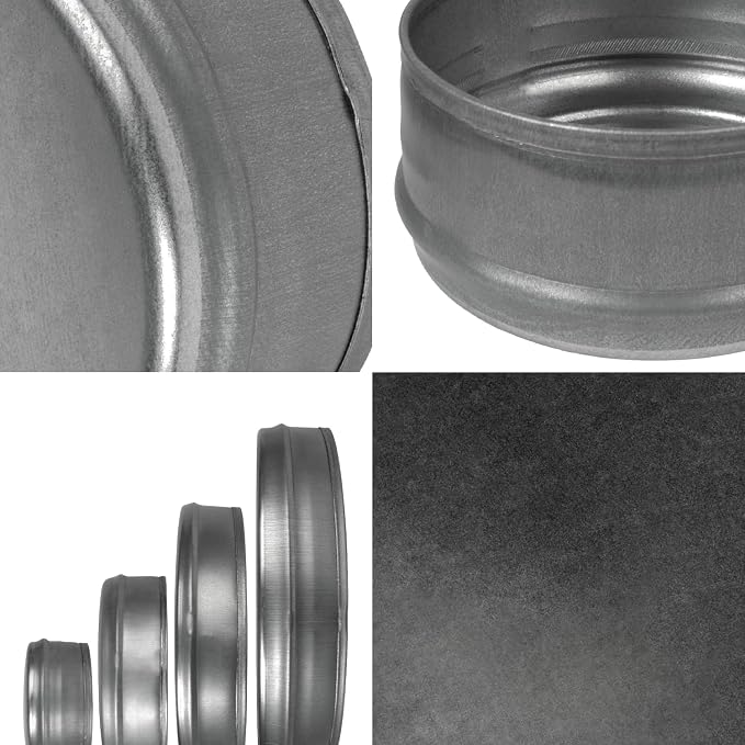 4 Inch Galvanized Steel Dryer Vent Cover Outside – Rust-Free Metal Duct End Cap - Image 9