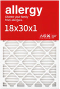 AIRx Filters 18x30x1 Air Furnace Filter MERV 11 Allergy, & Pet Dander, Pleated by AIRXFILTERSWICKEDCLEANAIR