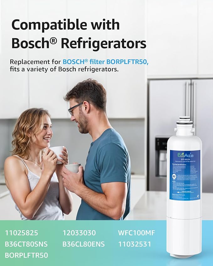 EcoAqua 11032531 Replacement for Bosch® Ultra Clarity® Pro BORPLFTR50, - Image 3