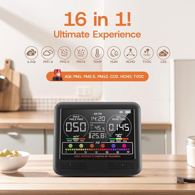 16-in-1 Indoor Air Quality Monitor - Image 2