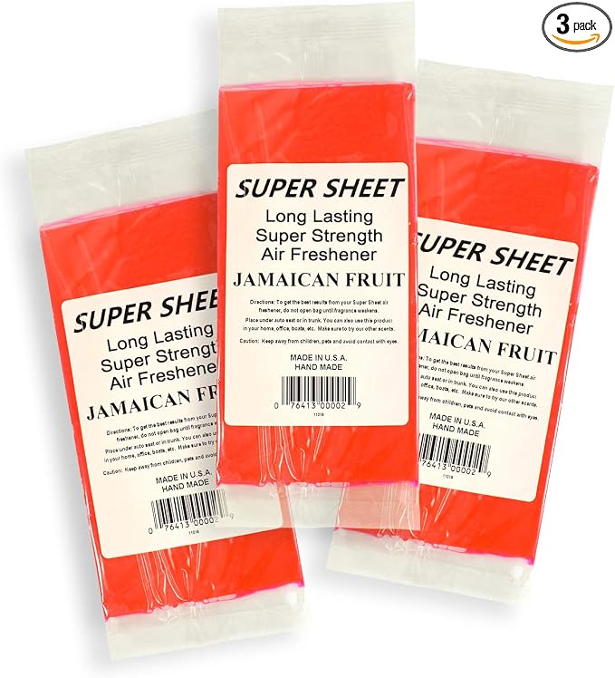 Super Sheet Small Under Seat Car Air Freshener by Jenray