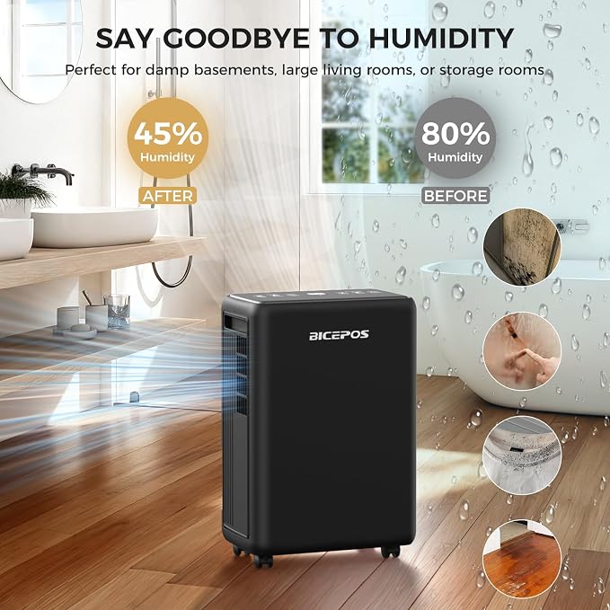 2000 Sq.Ft Dehumidifier for Basement, 30 Pints Dehumidifiers for Home - Image 3