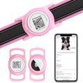 for AirTag Dog Collar Holder, Waterproof Smart QR Code by PawView