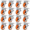 2" Caster Wheels, Casters Set of 16, Heavy Duty Caster by BOSGEOT