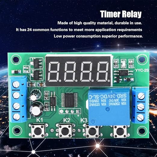 Dioche Modules LED Display Adjustable Timer Relay Module - Image 9