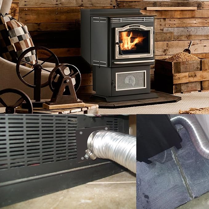 Pellet Stove Pipe Kit，Outside Cold Air Set - Image 7