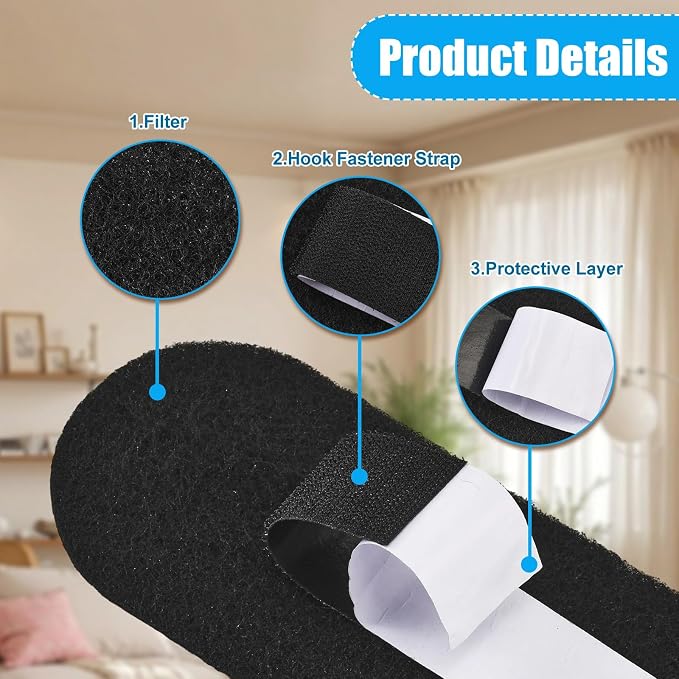 Ceiling Fan Filters for Blades, Air Filters - Image 4