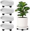 4 Pack 13 Inch Plant Caddy by Planterhoma