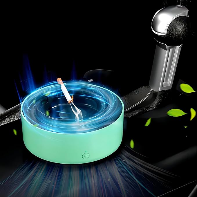 Smokeless Ashtray, 2 in 1 Air Purifier Multifunctional Smokeless Ashtrays - Image 6