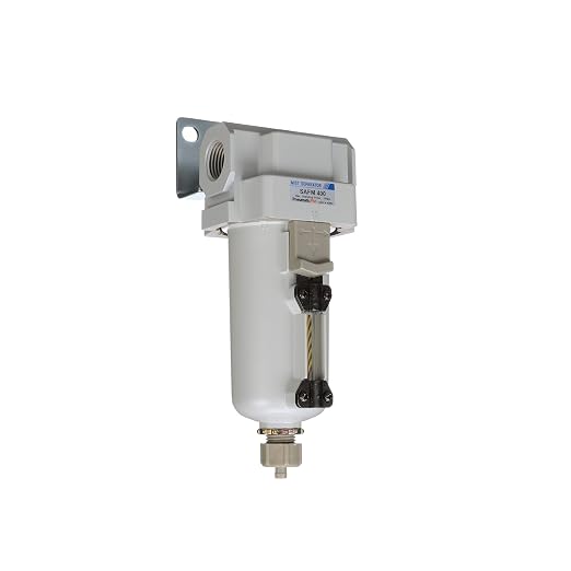 PneumaticPlus SAFM400-N04B-MEP Compressed Air Coalescing Filter, 0.1 Micron by PneumaticPlus