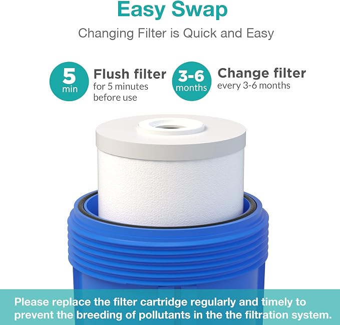 SimPure 5 Micron 10" x 4.5" Sediment and Carbon Whole House Water Filters - Image 7