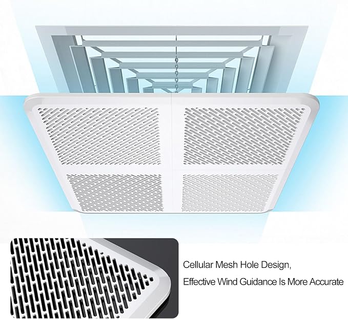 Air Vent Deflectors, Ceiling Vent Registers, Vent Covers - Image 5