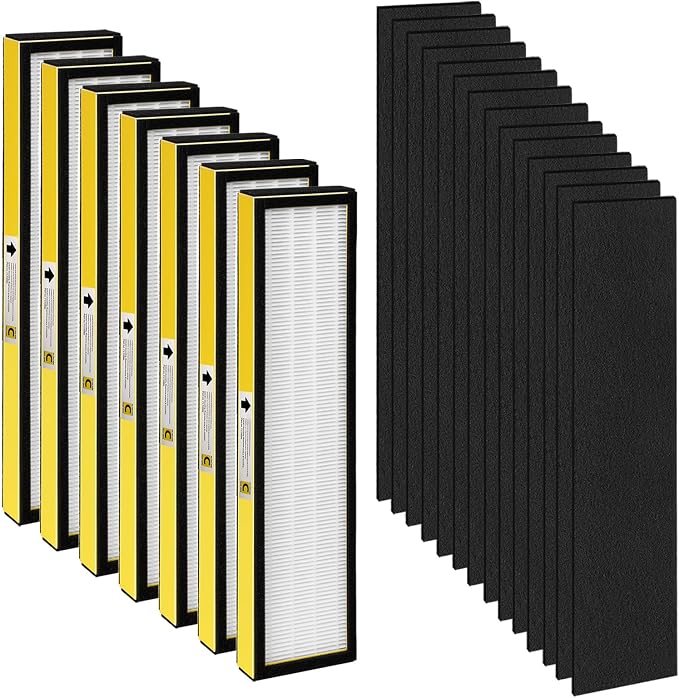 7Pack FLT5000 replacment Filter C- flt5000 Filter is Combined by HEPA Activated by Unknown