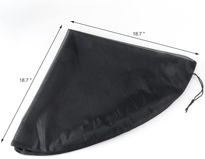 37.5 Inch Mesh Cover for Rain Barrel, Rain Bucket Leaf Filter Screen Cover - Image 2