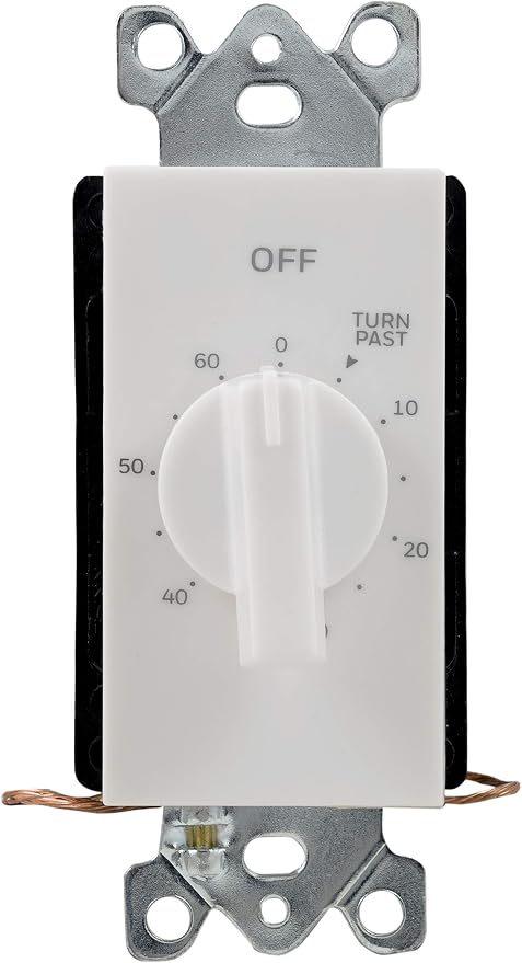 UltraPro 60-Minute In-Wall Spring Wound Countdown Timer Switch, Mechanical Timer - Image 8