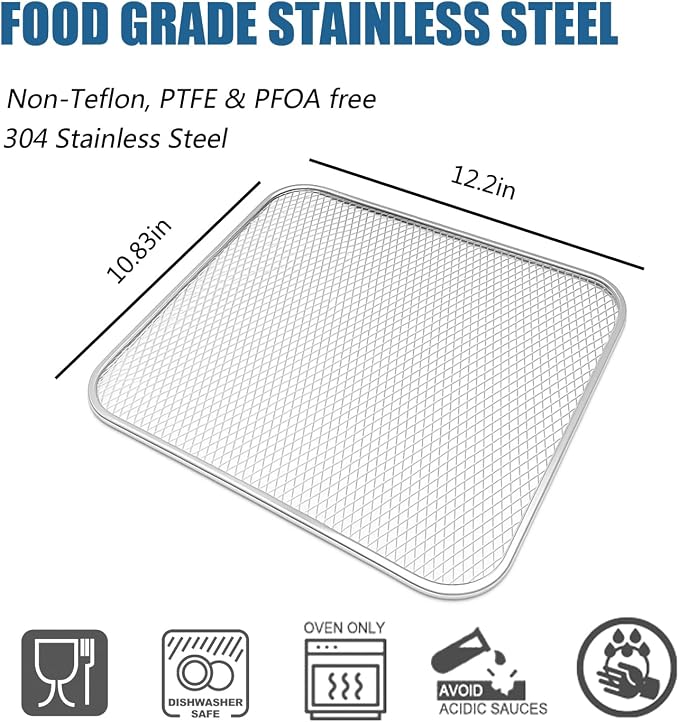 Air Fryer Rack for Ninja Combi All-in-One Multicooker Stainless Steel Mesh - Image 6