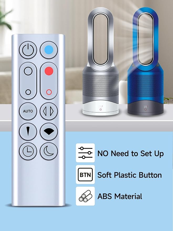 PZL Replacement Remote Control for Dyson Pure Hot + Cool Purifier Fan Heater - Image 4
