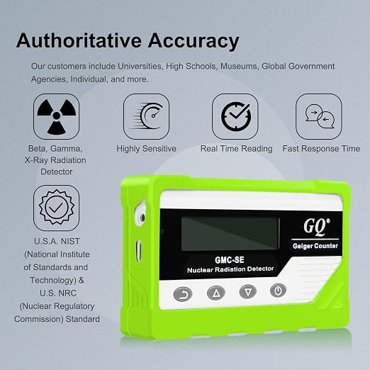 GQ GMC-SE Geiger Counter Radiation Detector Beta Gamma X-ray Portable Radiation - Image 2