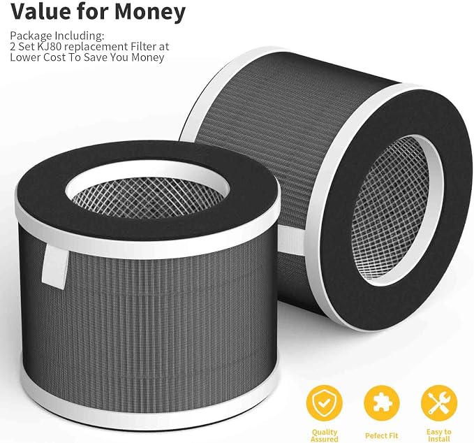 KJ80 Replacement Filters for Happi KJ80 My Happi Purifier, 3-in-1 filter of - Image 6