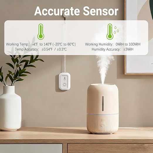 WiFi Thermometer Hygrometer, Smart Humidity Temperature Sensor - Image 4