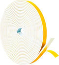 Yotache Weather Stripping Door Seal Strip White 3/8" x1/8", Foam Insulation by yotache