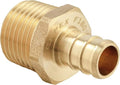 50-Pack EFIELD Pex Barb Crimp Brass Fittings 1/2 inch x 1/2 inch Male NPT by EFIELDPEXTUBING