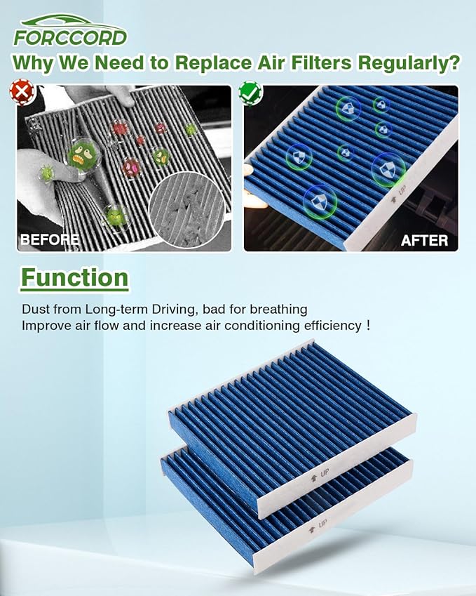 Cabin & Engine Air Filter Fit for Nissan Rogue 2.5L, Rogue 2.0L Hybrid - Image 7