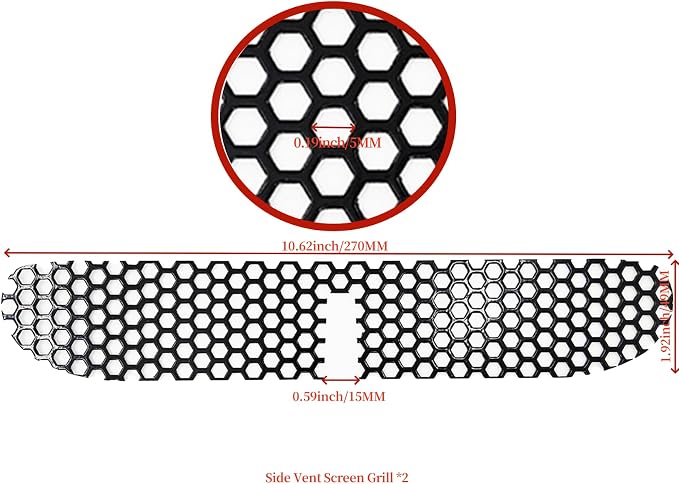 Mesh Fairing Intake Vent Screen Grill - Image 3