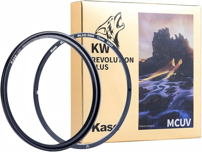 Kase 52mm KW Revolution Plus MCUV Magnetic Slim UV Filter, HD Optical Glass by KaseFilter
