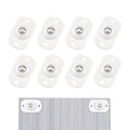 Quacc 8 PCS Self Adhesive Caster Wheels Appliance 360° Swivel Glide Smoothly by Quacc