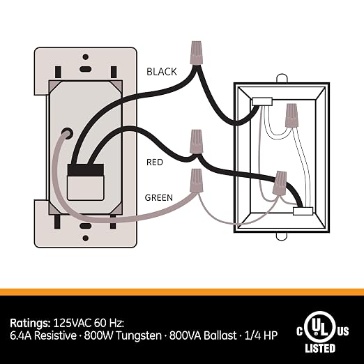 GE Push-Button in-Wall Countdown Timer Switch, No Neutral Wire Needed, Bathroom - Image 4