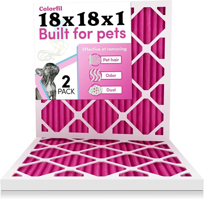 18x18x1 Air Filter by Colorfil | Color Changing Filters by ColorfilAirFilters