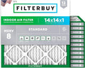 Filterbuy 14x14x1 Air Filter MERV 8 Essential Dust & Allergy Defense, by Filterbuy