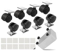 8 PCS 1" Free Punching Pastable Plate Caster by Cofufu