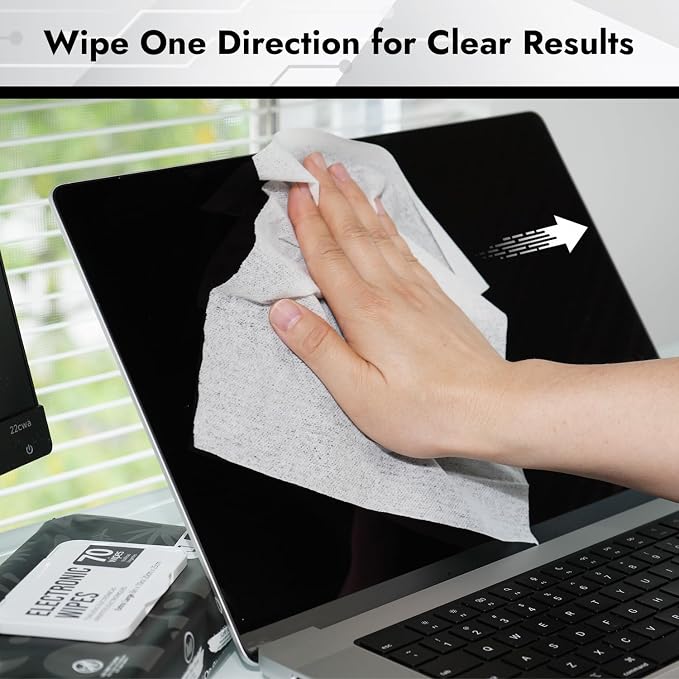Air Jungles 3in1 Leather Cleaner Wipes 70 Count, and Air Jungles Electronic - Image 9