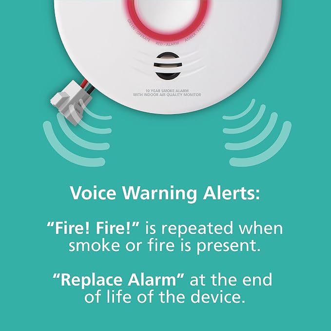 Kidde Smart Smoke Detector & Indoor Air, Quality Monitor, Alexa Compatible - Image 10