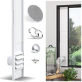 Flehomo Window Vent Kit for 3" and 4" Diameter Hose, Include Vent Cover by Flehomo