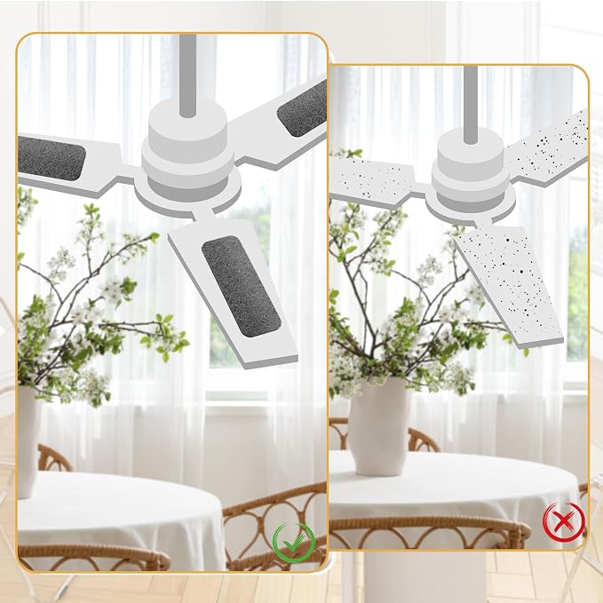 Tuanse 10 Pack Ceiling Fan Filters - Image 6