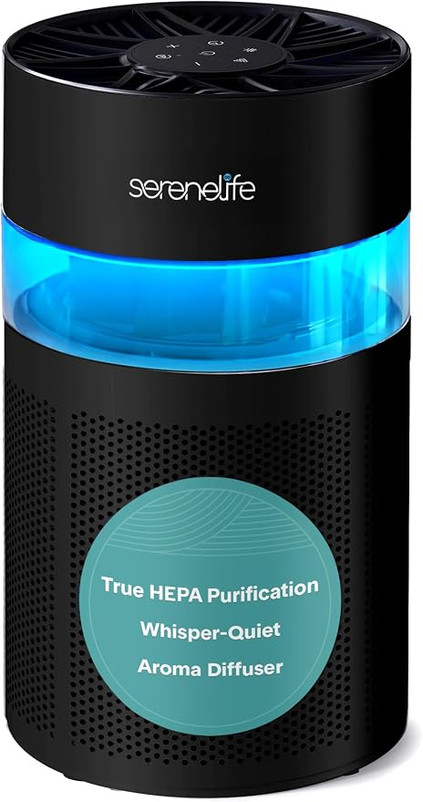 SereneLife Portable Air Purifier | Small Air Purifier by SereneLife