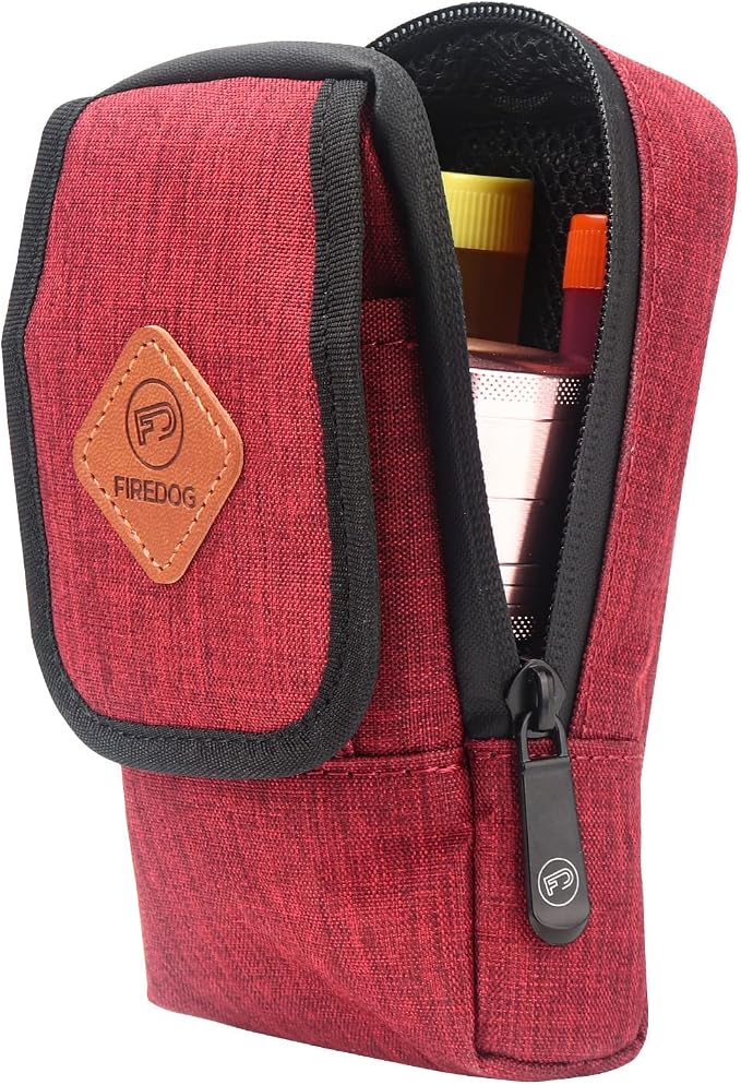 FIREDOG Smell Proof Bag, Odor Proof Pouch Mini Crossbody Bags by FIREDOG